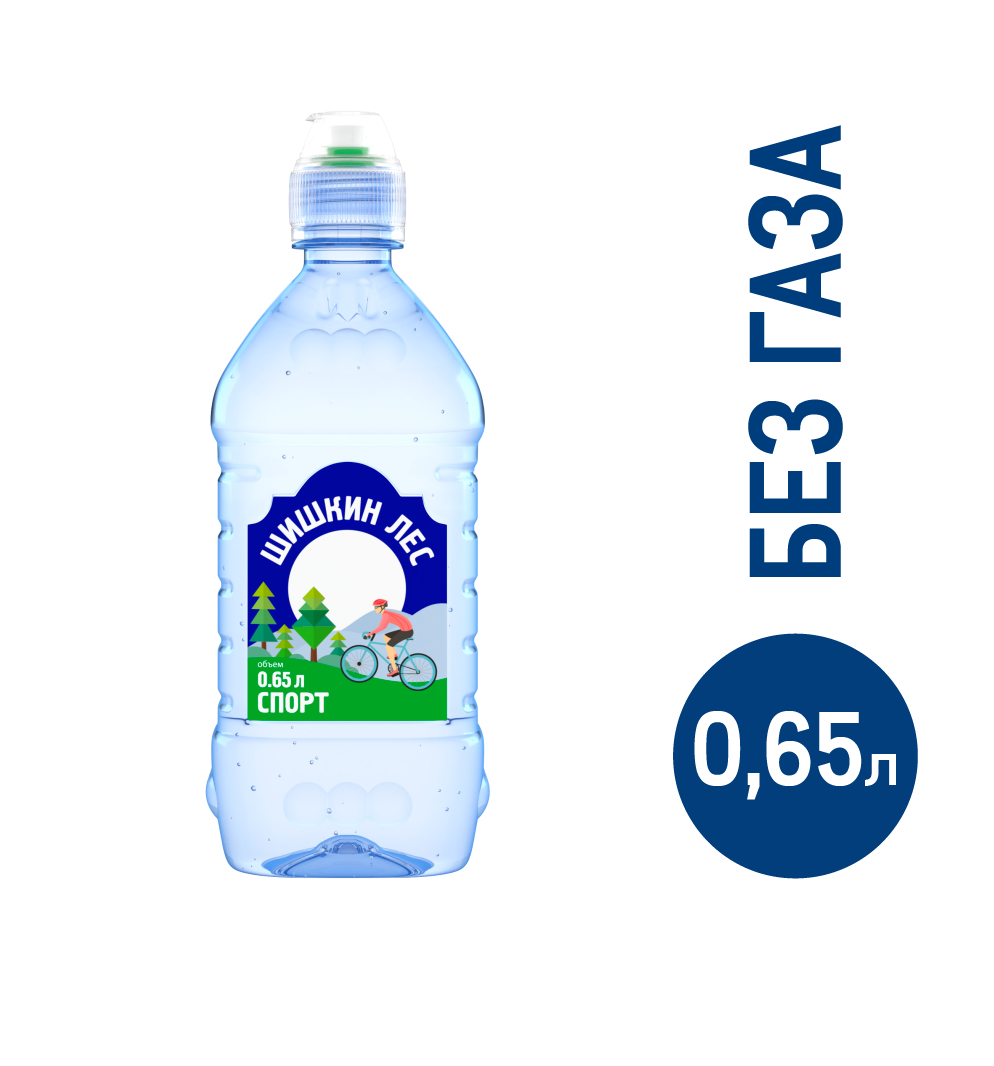 Вода Шишкин лес спорт негазированная, 650мл купить с доставкой на дом, цены  в интернет-магазине