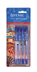 Ручка шариковая Penac Soft Glider, 1 x 4 шт