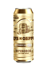 Пиво Дуб и Обруч 0.45л