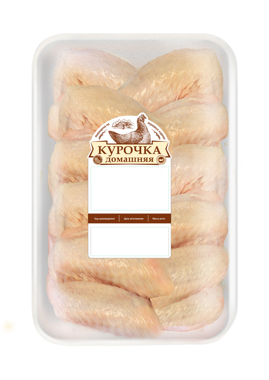 Крыло цыпленка-бройлера Курочка Домашняя охлажденное