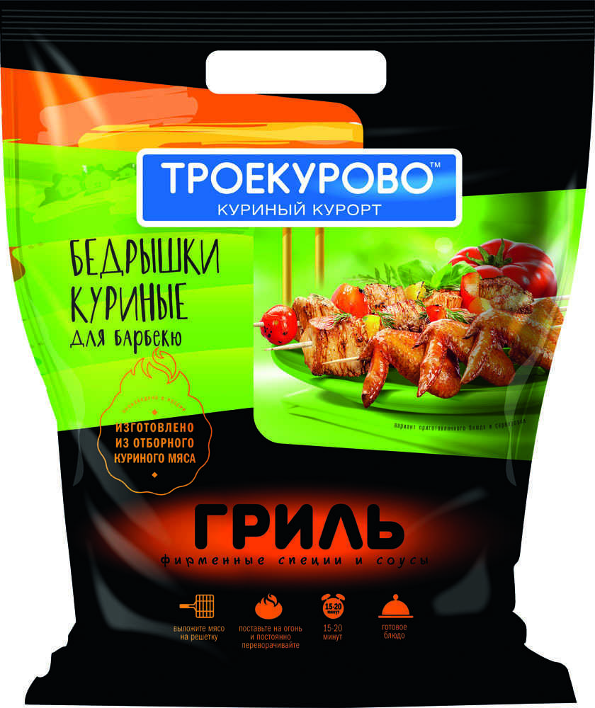 Бедрышки цыпленка-бройлера Троекурово для барбекю охлажденные, ~1.8-2 ...