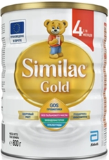 Заменитель грудного молока Similac Gold 4, 800г