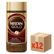 Кофе Нескафе Голд растворимый, 95г x 12 шт