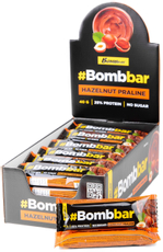 Батончик протеиновый Bombbar Фундучное пралине в шоколаде, 40г x 30 шт