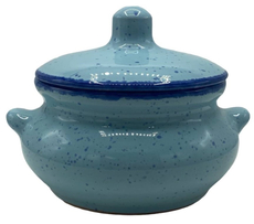 Горшок для запекания Борисовская керамика Лакомка микс цветов, 500мл