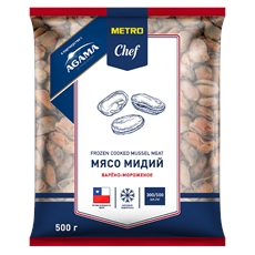 METRO Chef Мясо мидий варено-мороженое, 500г