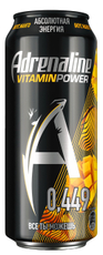 Энергетический напиток Adrenaline Rush Игровая энергия Манго, 449мл
