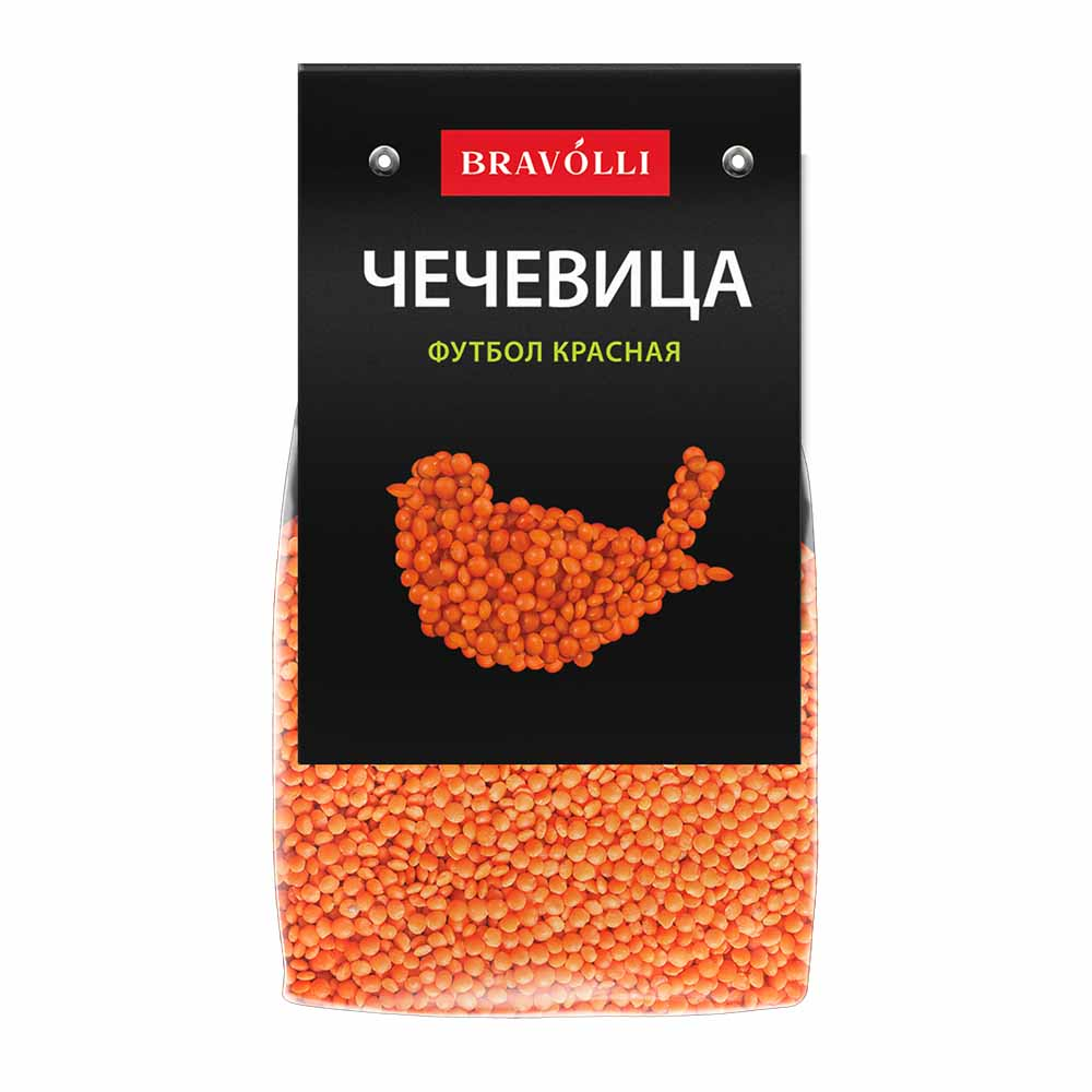 Изображение товара Чечевица Bravolli! Футбол красная, 350г