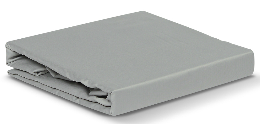 Tarrington House Простыня страйп-сатин серый, 220 х 260см