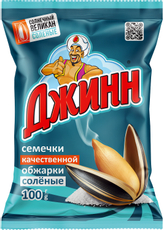 Семечки Джинн Солнечный великан с солью, 100г