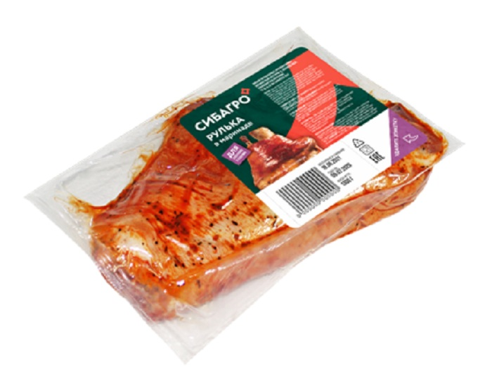 Рулька свиная Сибагро в маринаде охлажденная, ~1.05кг купить с ...