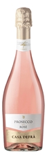 Вино игристое Casa Defra Prosecco розовое брют, 0.75л
