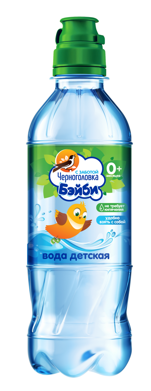 Изображение товара Вода детская Черноголовка Бэйби питьевая негазированная, 330мл