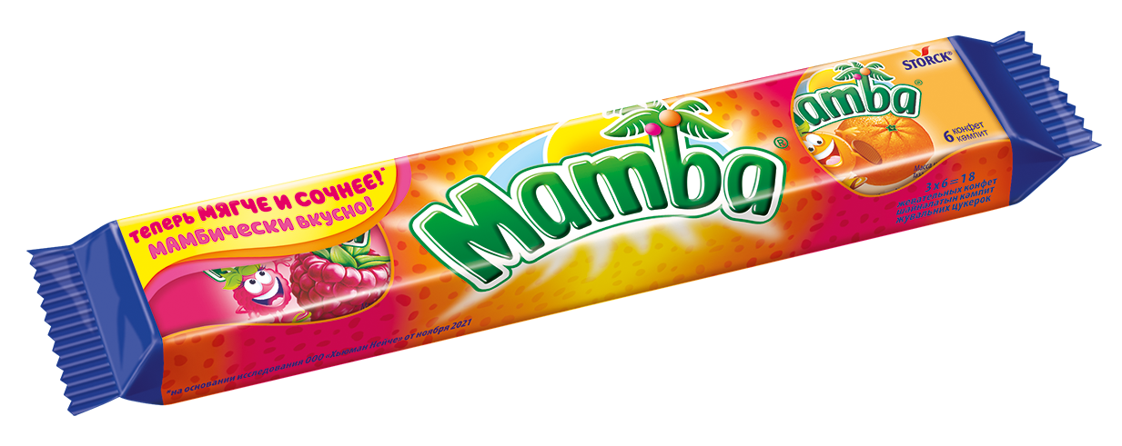 Конфета жевательная Mamba 79г