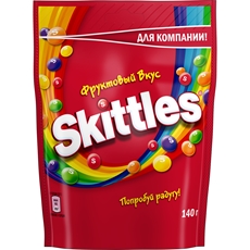 Драже Skittles Фруктовый вкус, 140г