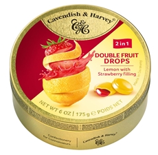 Леденцы Cavendish & Harvey Double Fruit Lemon with Strawberry, 175г