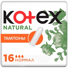 Тампоны Kotex Natural Normal, 16шт