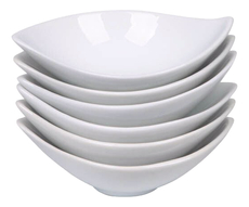 METRO PROFESSIONAL Tapas White Соусник лодочка фарфоровый, 6шт