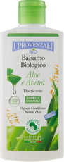 Бальзам-кондиционер для волос I Provenzali Bio Aloe & Avena блеск и увлажнение для всех типов волос, 200мл