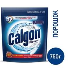 Средство для стиральной машины Calgon 3в1 для смягчения воды и предотвращения образования известкового налета, 750г