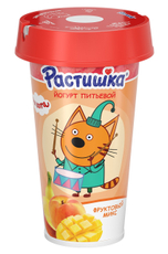 Йогурт питьевой детский Растишка Фруктовый микс 2.8% с 3 лет, 190г