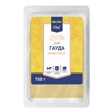 METRO Chef Сыр Гауда полутвердый нарезка 48%, 150г