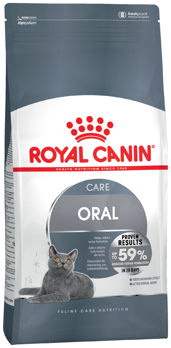 Корм сухой Royal Canin Oral Care для кошек, 400г купить с доставкой на