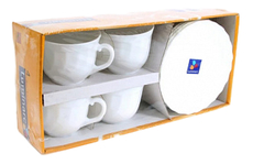 Набор чайный Luminarc Trianon на 4 персоны 280мл, 8 предметов