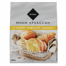RIOBA Круассаны мини с ванилью, 200г