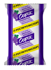 Сырок творожный Ростагроэкспорт с изюмом 0%, 90г