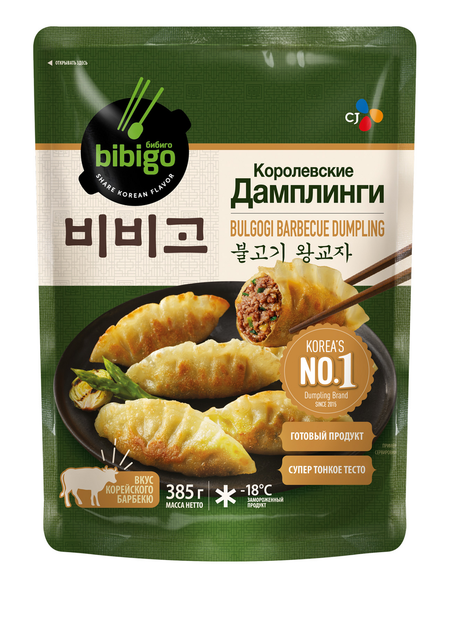 Дамплинги Bibigo со вкусом барбекю замороженные, 385г купить с доставкой на  дом, цены в интернет-магазине