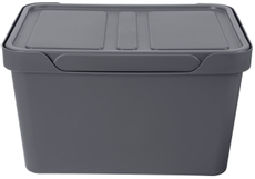 Ящик универсальный с крышкой Эконова Luxe 18л, 38 х 27.3 х 22см