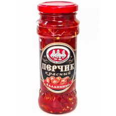 Перец маринованный Скатерть-Самобранка Халапеньо красный, 370мл