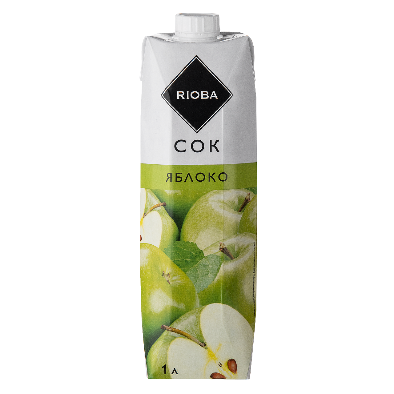 Изображение товара RIOBA Сок яблочный, 1л
