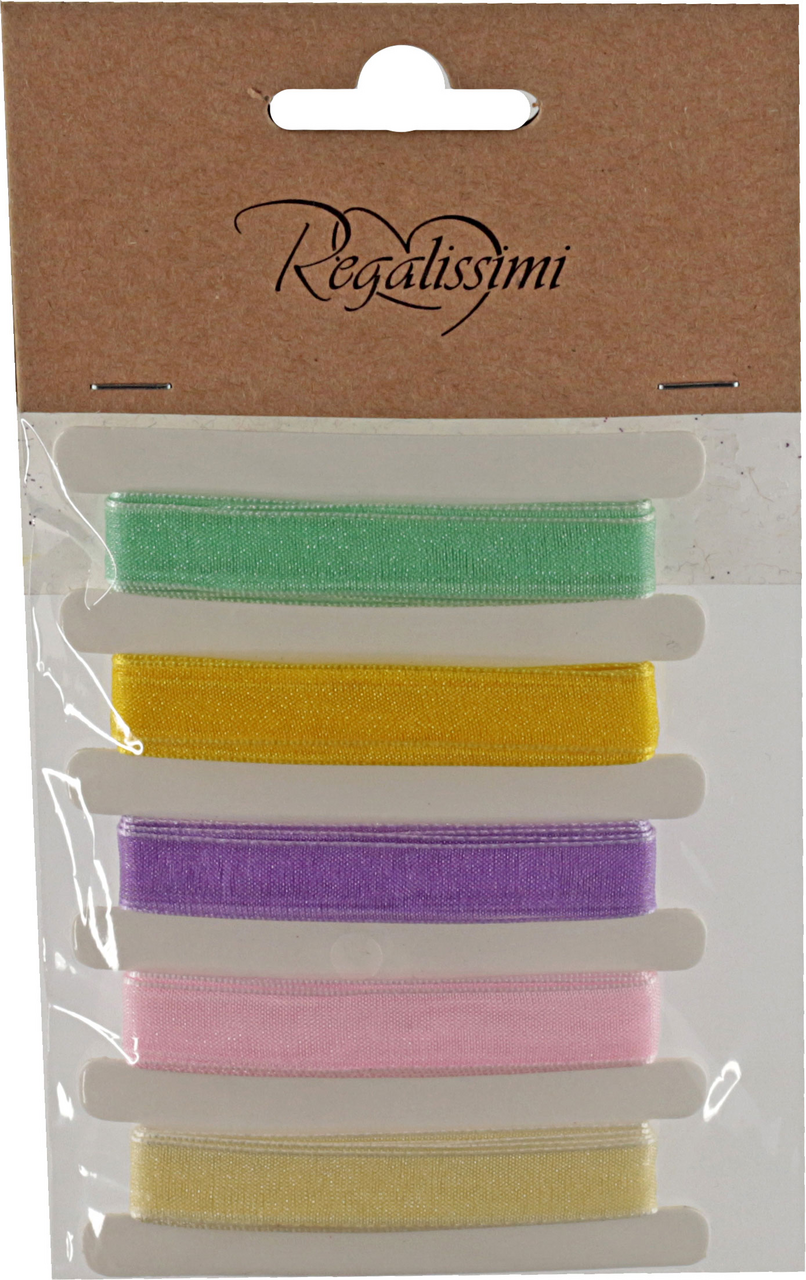 Лента Regalissimi Органза 5 штук, 1см x 1м