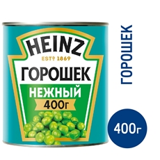 Горошек Heinz зеленый нежный, 400г