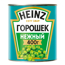 Горошек зеленый Heinz нежный, 400г