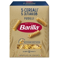Макаронные изделия Barilla Fusilli 5 Злаков, 450г