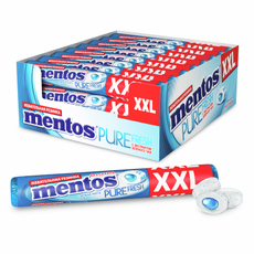 Жевательная резинка Mentos Pure Fresh Свежая мята, 23г