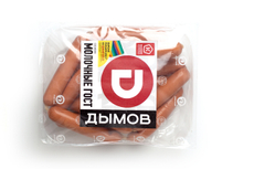 Сосиски Дымов Молочные, 812г