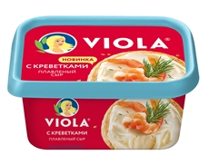 Сыр плавленый Viola с креветками 35%, 400г