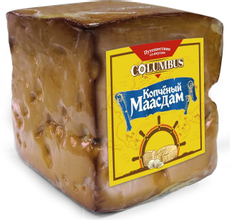 Сыр Columbus Маасдам копченый 45%, ~1кг