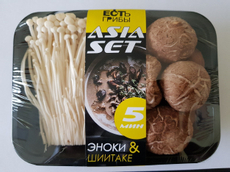 Грибы Эноки и шиитаке Есть Грибы 150г