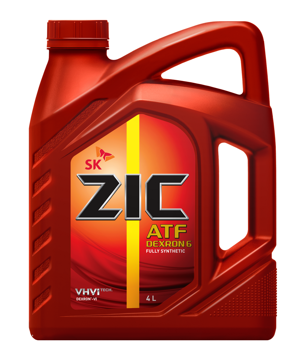 Масло трансмиссионное синтетическое Zic ATF Dexron-6, 4л