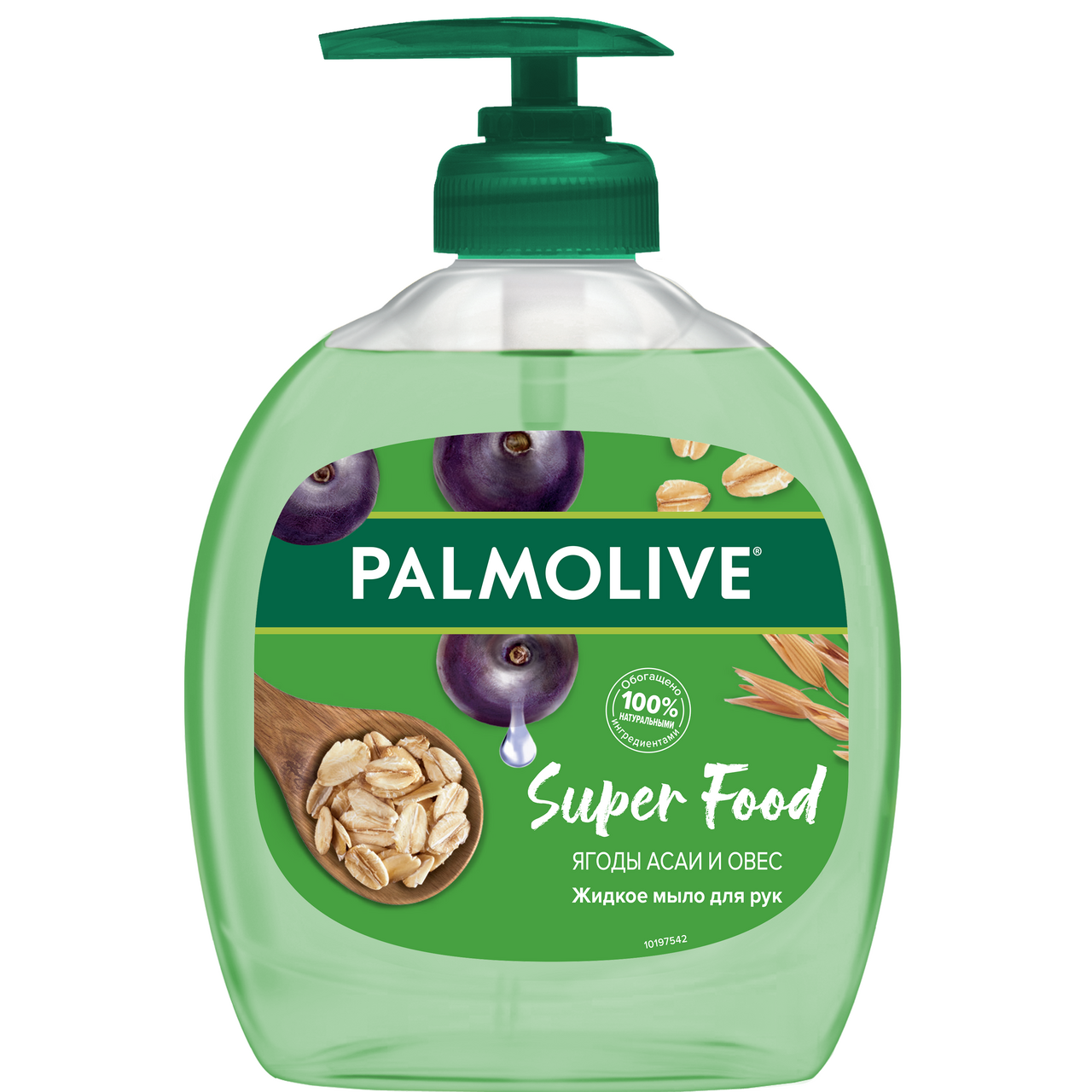 Мыло жидкое Palmolive Super Food Ягоды Асаи и Овес, 300мл