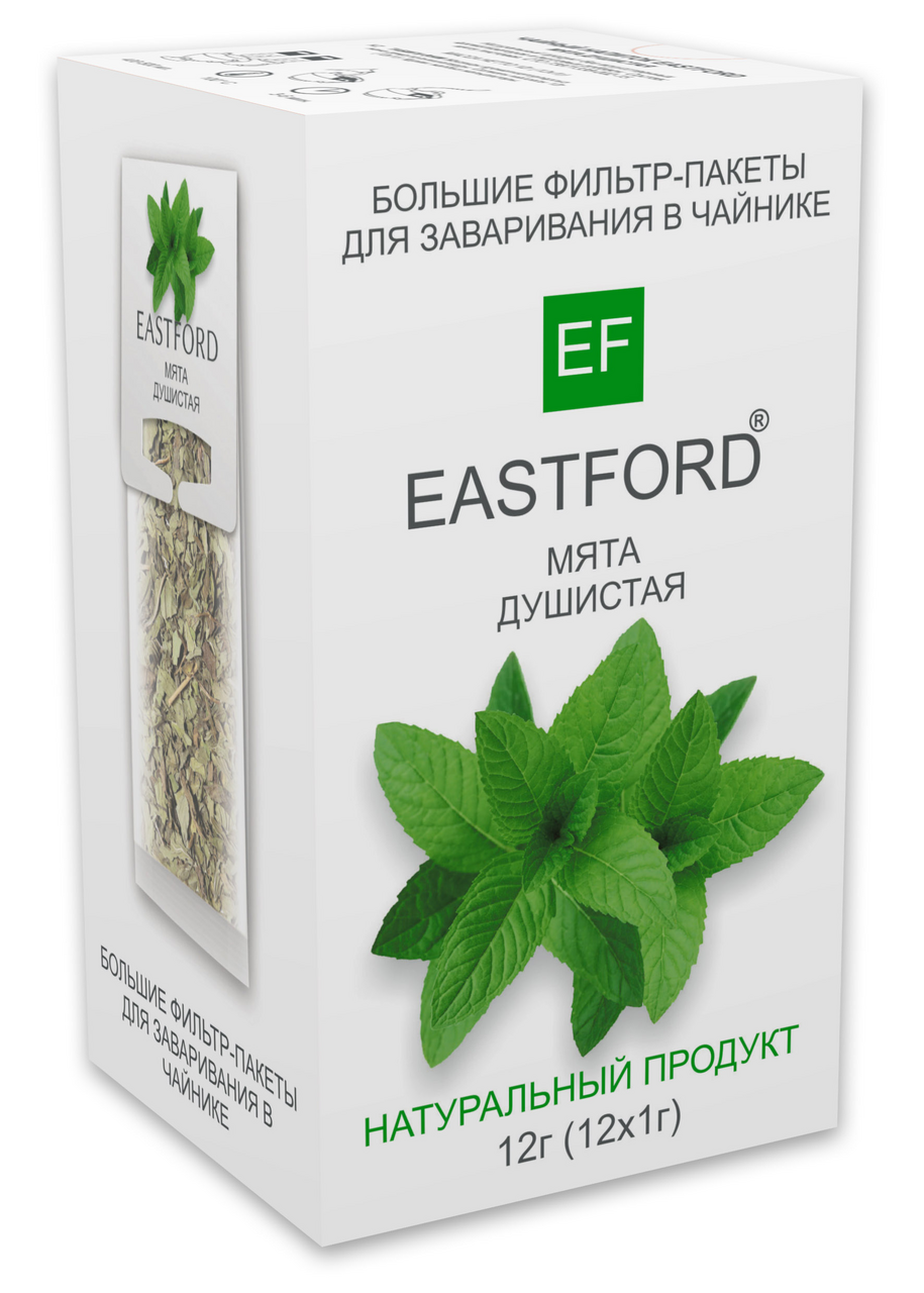 Напиток чайный Eastford Мята душистая (1г х 12шт), 12г купить с доставкой  на дом, цены в интернет-магазине