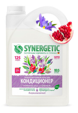 Бальзам-кондиционер для белья Synergetic Нежный ирис и гранат, гипоаллергенный, 3.75л