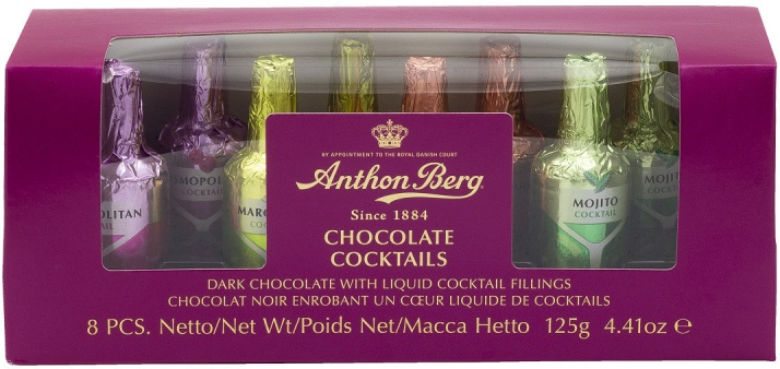 Набор шоколадных конфет Anthon Berg Ассорти с коктейльной начинкой, 125г