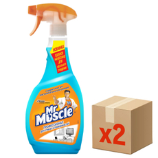 Средство чистящее Mr. Muscle Для стекол, 500мл x 2 шт