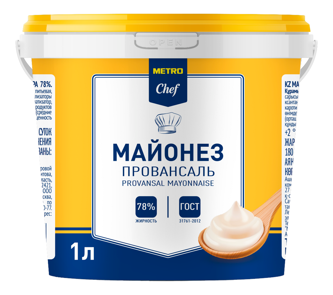 METRO Chef Майонез Провансаль 78%, 1л